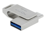 DeLOCK 128GB USB 3.2 Gen 1 / USB-C USB Flash Drive Silver