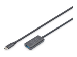 Digitus aktiivne USB 3.2 Gen1 pikenduskaabel DA-73110 USB-C kuni USB-A