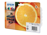 Epson 33XL Mitmikpakett Sort Gul Cyan Magenta Foto-sort Bl&aelig;k C13T33574011
