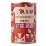 TILLO Chunks in gravy Beef - wet cat food - 415g