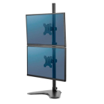 Fellowes Professional Series&trade; freestanding ergonomic arm for 2 monitors - Seasa vertical