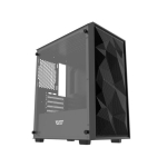 Darkflash M305 Mesh arvutikorpuse ilma ventilaatorita (must)