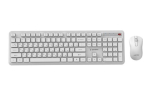 Gembird KBS-WPS-01 Slim Pro Business juhtmevaba t&ouml;&ouml;lauaseadmed, valge, RU paigutus