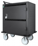 Manhattan iPad kuni 13", MacBook Air kuni 13" & Chromebook kuni 14" 32-bay laadimise vankri/k&auml;ru USB-C kaudu, Samuti muud tahvelarvutid/smarttelefo...