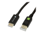 TECHly 2m Videoadapterkaabel Must