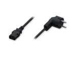Teltonika IEC 60320 C13 must toitekaabel