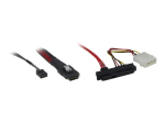 Inter-Tech 50cm punane sisseehitatud SCSI (SAS) kaabel