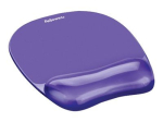 Fellowes Gel Crystal hiirepad randmetoelega