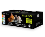 PETREPUBLIC Mega Pack L&otilde;he, kana, tuunikala, merluun, forell - m&auml;rgkassitoit - 48x85g