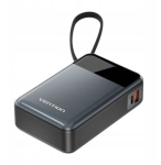 Vention 20000mAh 65W power bank USB-C kaablikomplektiga