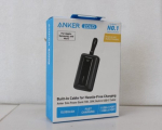 SALE OUT. Anker Power Bank sisseehitatud USB-C kaablitega A1688H11 10000 mAh Must DEMO