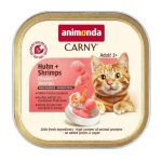 ANIMONDA Carny T&auml;iskasvanud K&uuml;lling ja krabi - m&auml;rja kassitoit - 85g