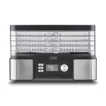 Caso Food Dehydrator DH 450 Power 370-450 W Number of trays 5 Temperature control Integrated timer Black/Stainless Steel