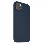 Mocco Ultra Slim pehme matt 0,3 mm silikoonkott Apple iPhone 14 Plus sinine