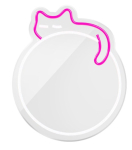 Forever Light FMNE03 Neon LED peegli dekoratsioon
