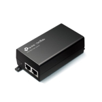 TP-LINK PoE+ Injector Adapter TL-POE160S 10/100/1000 Mbit/s Ethernet LAN (RJ-45) ports 1x10/100/1000Mbps RJ45 data-in port, 1x10/100/1000Mbps RJ45...