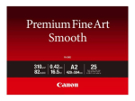 Canon Premium Fine Art FA-SM2 A2 fotopaber (420 x 594 mm) 25 lehte