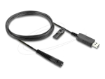 Delock 4-pin USB Type A to 2-pin V&otilde;imsuskaabel 1m Must
