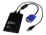 StarTech.com USB KVM konsooli l&uuml;liti adapter - kaasaskantav serveriruumi s&uuml;learvuti KVM konsooli &otilde;nnetuskarbis