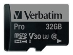 Verbatim PRO microSDHC 32GB 90MB/s
