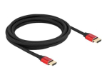 Delock HDMI Kaabel 3m Punane Must