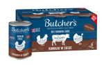 BUTCHER'S Original Mega pack mix k&ouml;&ouml;giviljades kastmes- m&auml;rg koeratoit - 6 x 400g