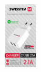 Swissten Smart Travel Charger 2x USB 2.1A