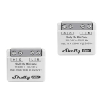 SHELLY EM Mini Gen4 Energiam&otilde;&otilde;tur, 2 tk