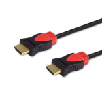 Savio CL-95 HDMI kaabel 1,5 m HDMI Type A (Standard) must,punane
