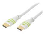 TECHly 1m HDMI kaabel koos Etherneti Valge