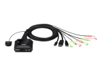 ATEN CS52DP h&uuml;briid KVM/audio/USB l&uuml;liti laual