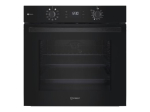 INDESIT Ahju IO K58HS B 71 L Elektriline H&uuml;drol&uuml;&uuml;tiline Elektrooniline Konvektsioon K&otilde;rgus 59,5 cm Laius 59,5 cm Must