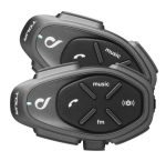 Interphone TOUR HD Mootorratta intercom 1500 m 2 tk Must