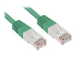 Sharkoon CAT 5e Kaitstud Kaabel Koobas- ja Vaskkimb&uuml;tiga (SFTP 1.5m Paekk&otilde;vakaabel Roheline)