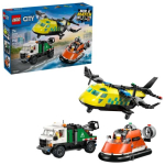 LEGO City 60505 Lennuki, teenindusveoni ja h&uuml;droplaanikomplekt