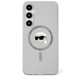 Karl Lagerfeld nupp Karl pea tr&uuml;kitud logo MagSafe korpus Samsung Galaxy S25 must