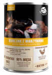 PET REPUBLIC T&auml;iskasvanud keskmise suurusega & v&auml;ikese l&otilde;he - niiske koeratoit - 400 g