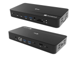 I-TEC TB5 Kolm ekraani DS 2xTB5 1xDP 1x2.5GLAN 1xM.2 slot 1xAudio/Mic 2xUSB-C Gen2 2xUSB-A Gen2 2xUSB 2.0 SD+TF kaardilugeja PD 140W