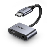 UGREEN 50596 Liides Hub USB 3.2 Gen 1 (3.1 Gen 1) Type-C 3,5mm / must