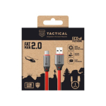 Tactical Fat Man 2.0 USB-A/USB-C kaabel 1m / punane