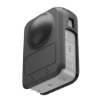 Silikoonist kaas l&auml;&auml;tsekattega PULUZ DJI Osmo 360 jaoks (must)