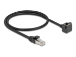 DeLOCK CAT 6 Folded Unshielded Twisted Pair (F/UTP) 0,5m V&otilde;rgu pikenduskaabel Must