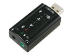 LogiLink USB helikaart Virtuaalne 7.1 Heliefektid v&auml;line USB 2.0