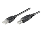Goobay 5m USB-kaabel must