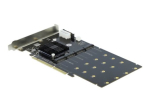 DeLOCK PCI Express x8/x16 kaart 4x sisese NVMe M.2 salvestuskontrolleri jaoks