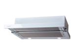 CATA Hood TF 2003 600 GWH Telescopic Energy efficiency class C Width 60 cm 390 m&sup3;/h Mechanical control LED White Glass