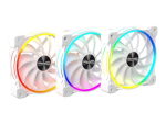 Alpenf&ouml;hn Wing Boost 3 ARGB K&otilde;rge Kiiruse Ventilaator 3-komplekt Valge 120 mm