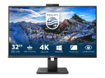 Philips monitor 329P1H 31,5 " IPS 4K UHD 16:9 60 Hz 4 ms 3840 x 2160 350 cd/m&sup2; HDMI portide arv 2 Must Garantii 24 kuud