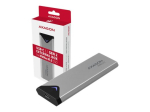 AXAGON V&auml;lismine SuperSpeed+ USB-C metallis kast M.2 NVMe SSD kettadele suurusega kuni 42 kuni 80 mm EEM2-UG2