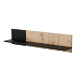 Cama MERCI riiul 110x20x25 must/tamm k&auml;sitsi